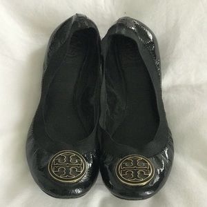 Tory Burch Caroline Ballet Flats - Black, size 7